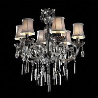 люстра md102743-6a от illuminati прозрачная/бежевая/ хром в Калуге