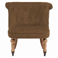 кресло amelie french country chair коричневое в Калуге