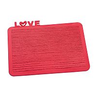 разделочная доска happy board love, красная в Калуге