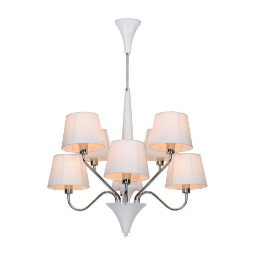 подвесная люстра arte lamp a1528lm-8wh белая в Калуге