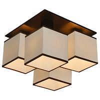 потолочная люстра arte lamp quadro a4402pl-4bk в Калуге