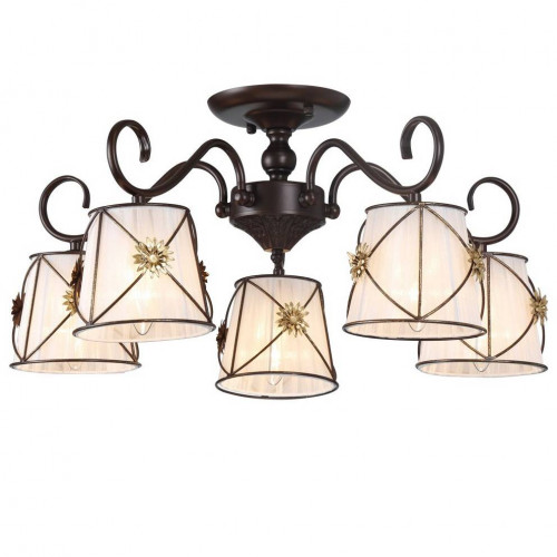 потолочная люстра arte lamp 72 a5495pl-5br в Калуге