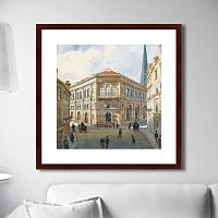 картина: view of the riga stock exchange, 1880г. в Калуге