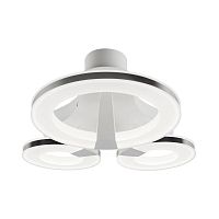 потолочный светодиодный светильник idlamp jenevra 397/3pf-ledwhitechrome в Калуге