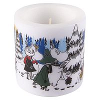 свеча большая moomin зимний лес, 8 см в Калуге