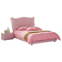 кровать pink leather kitty 120х200 в Калуге