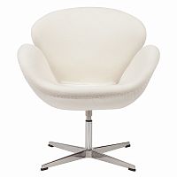 кресло swan chair кремовое в Калуге