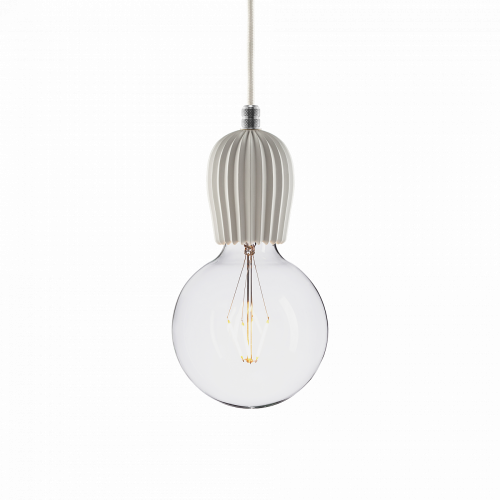 подвесной светильник beton rib white aluminum в Калуге