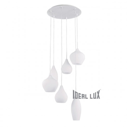 подвесная люстра ideal lux soft sp6 bianco в Калуге