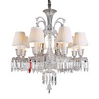 люстра baccarat 8 от delight collection белая/прозрачная/ хром в Калуге
