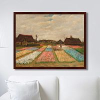 картина: flower beds in holland, 1883г. в Калуге