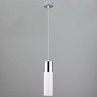 подвесной светильник eurosvet double topper 50135/1 led хром/белый в Калуге