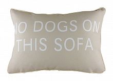 подушка с надписью no dogs on this sofa в Калуге