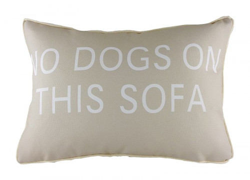 подушка с надписью no dogs on this sofa в Калуге