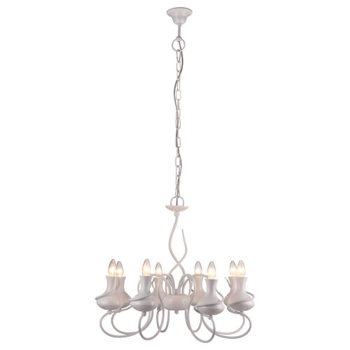 подвесная люстра arte lamp vaso a6819lm-8wh в Калуге
