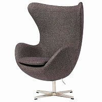 кресло egg chair серое в Калуге