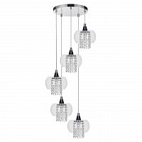 дизайнерская подвесная люстра spot light cordia 1192528 хром в Калуге