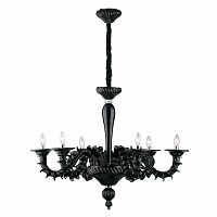 подвесная люстра ideal lux ca rezzonico sp6 nero в Калуге