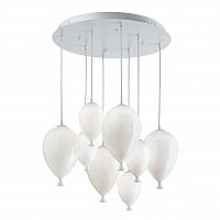 подвесная люстра ideal lux clown sp8 bianco в Калуге