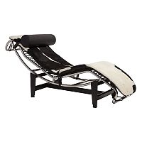 шезлонг chaise longue lc4 черно-белый в Калуге