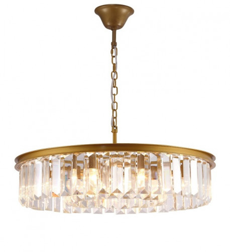 люстра prism bronze 80 латунь, прозрачное стекло в Калуге