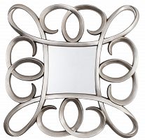 зеркало серебряное квадратное в фигурной раме silver swirl frame от rvastley в Калуге