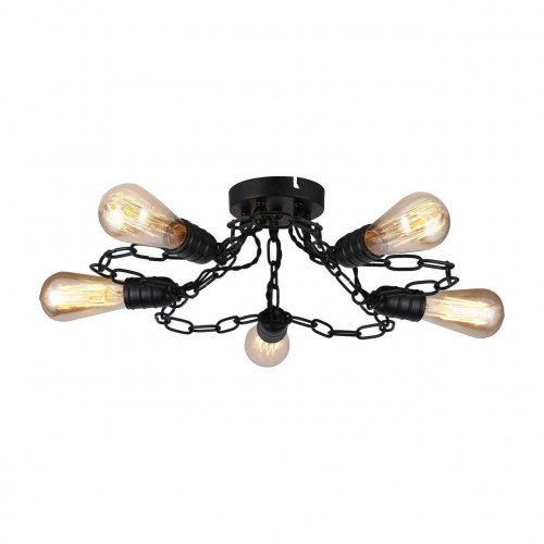 потолочная люстра arte lamp a9344pl-5bk в Калуге