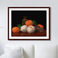 картина: still life with wrapped tangerines, 1889г. в Калуге