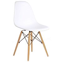 стул деревянный pc-015 белый (eames style) в Калуге