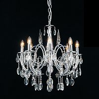 люстра md103908-8a от illuminati прозрачная/ хром в Калуге
