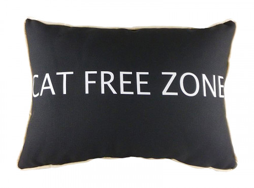 подушка с надписью cat free zone в Калуге