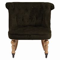 кресло amelie french country chair серо-коричневое в Калуге