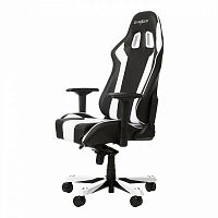 кресло геймерское dxracer king ks06 черно-белое в Калуге