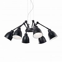 подвесная люстра ideal lux newton sp6 nero в Калуге