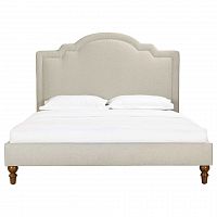 кровать двуспальная 160х200 бежевая cassis upholstered в Калуге