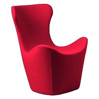 кресло papilio lounge chair красное в Калуге