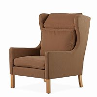 кресло wingback коричневый в Калуге