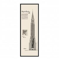 постер chrysler building черный в Калуге