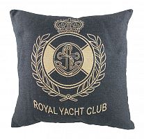 подушка с гербом королевского royal yacht club denim в Калуге