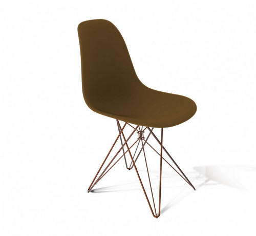 стул dsr коричневый s50 (eames style) в Калуге