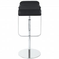 барный стул lem style piston stool черная кожа в Калуге