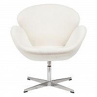 кресло swan chair белое в Калуге