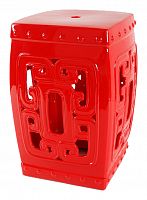 керамический столик-табурет oriental stool red в Калуге