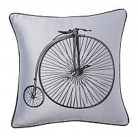 подушка с ретро-велосипедом retro bicycle grey в Калуге