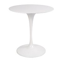 стол eero saarinen style tulip table top mdf d70 глянцевый белый в Калуге