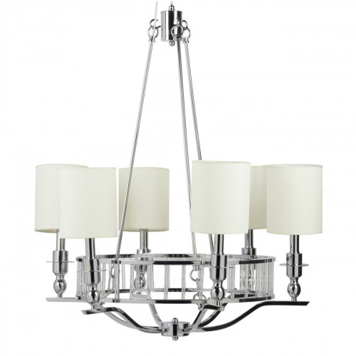 люстра easton light chandelier хром, бежевая в Калуге