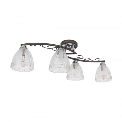 потолочная люстра idlamp nield 232/4pf-blackchrome в Калуге