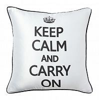 подушка с надписью keep calm and carry on в Калуге