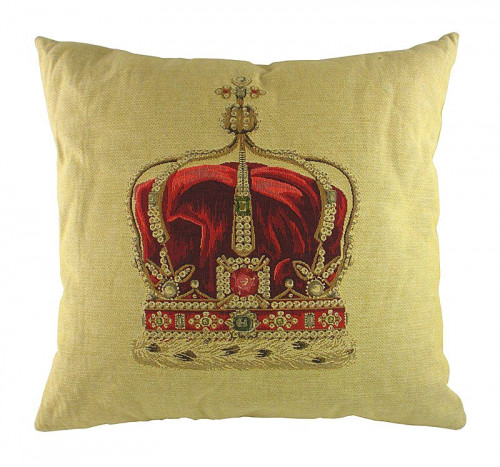 подушка с картинкой короны queen crown cream в Калуге