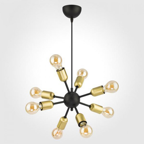 подвесная люстра tk lighting 1468 estrella black в Калуге